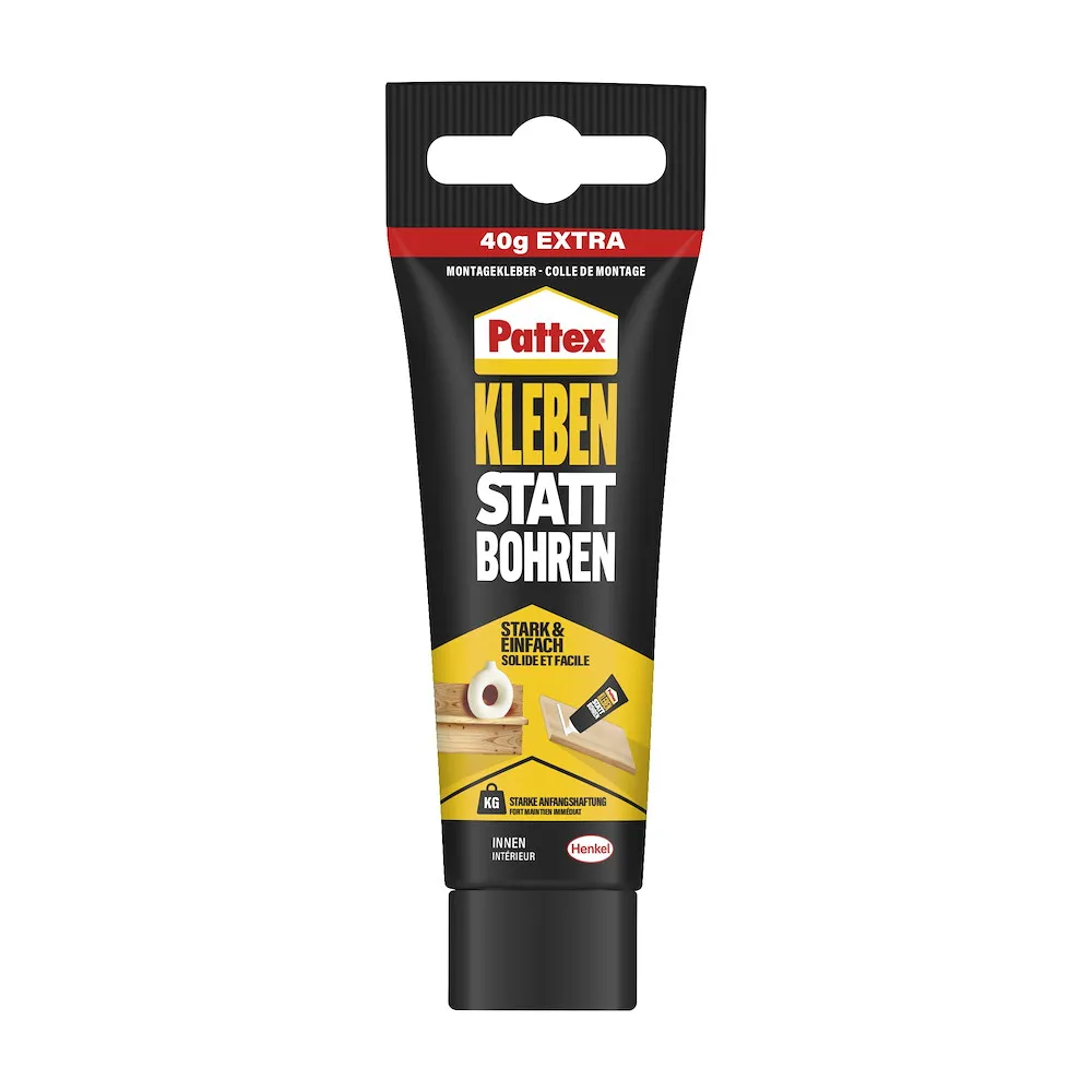 Pattex Kleben statt Bohren