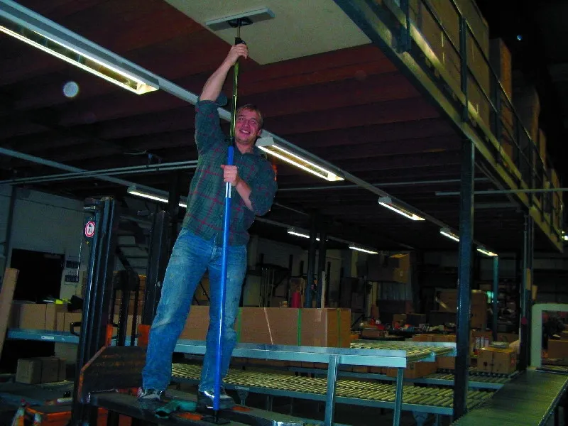 Einhand-Decken-St&uuml;tze Profi