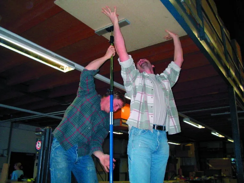 Einhand-Decken-St&uuml;tze Profi