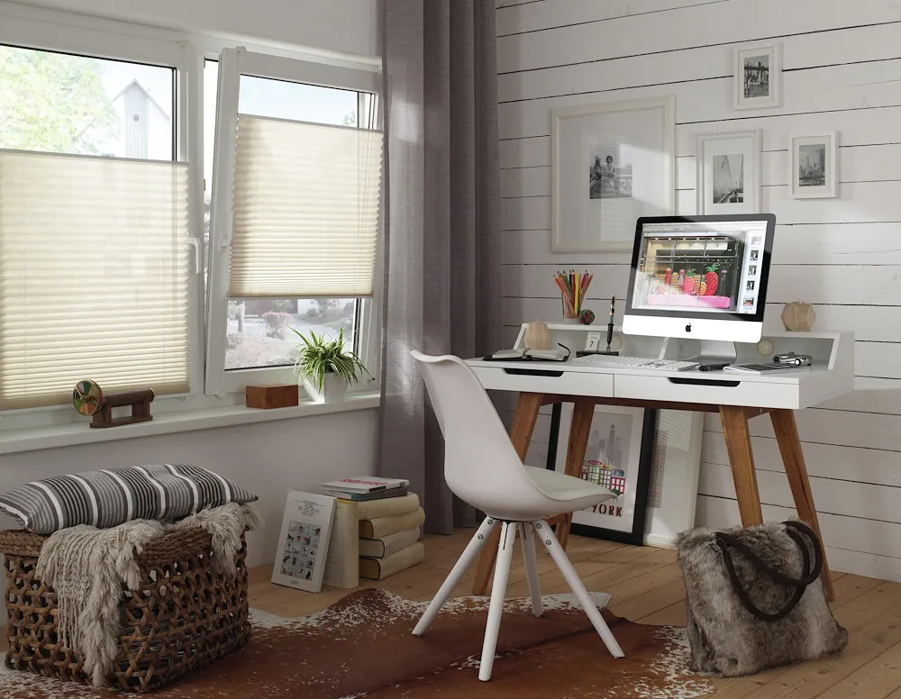 Easyfix Plissee mit 2 Bedien-