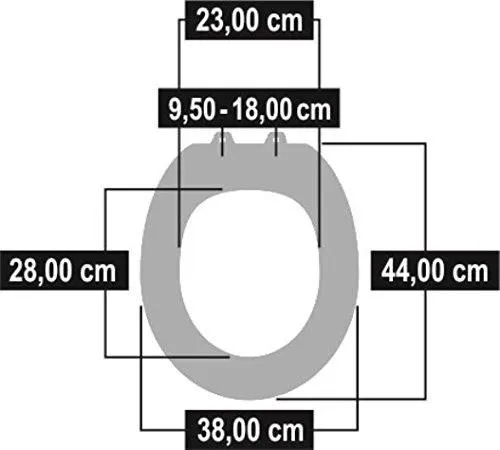WC-Sitz Tarox, wei&szlig;, Duroplast