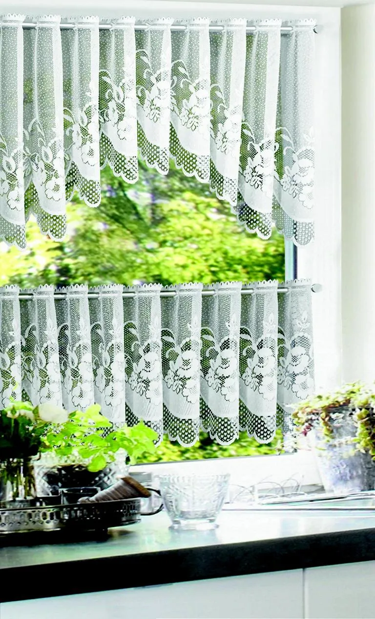 Cafehaus Set wei&szlig; 50+35x170