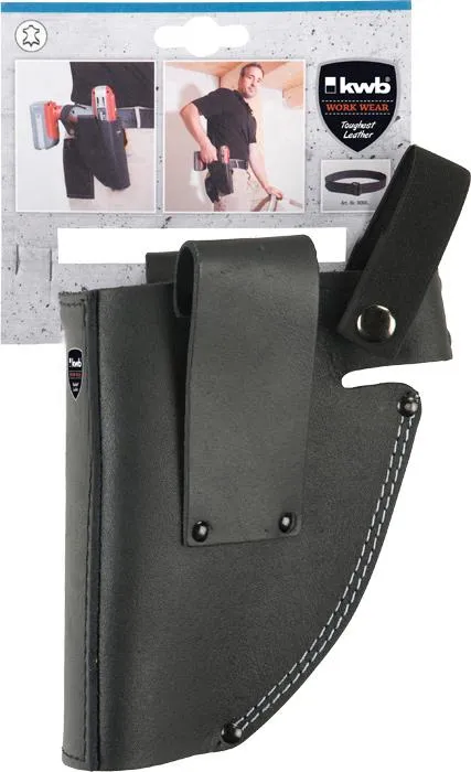 Akkumaschinenhalter Leder