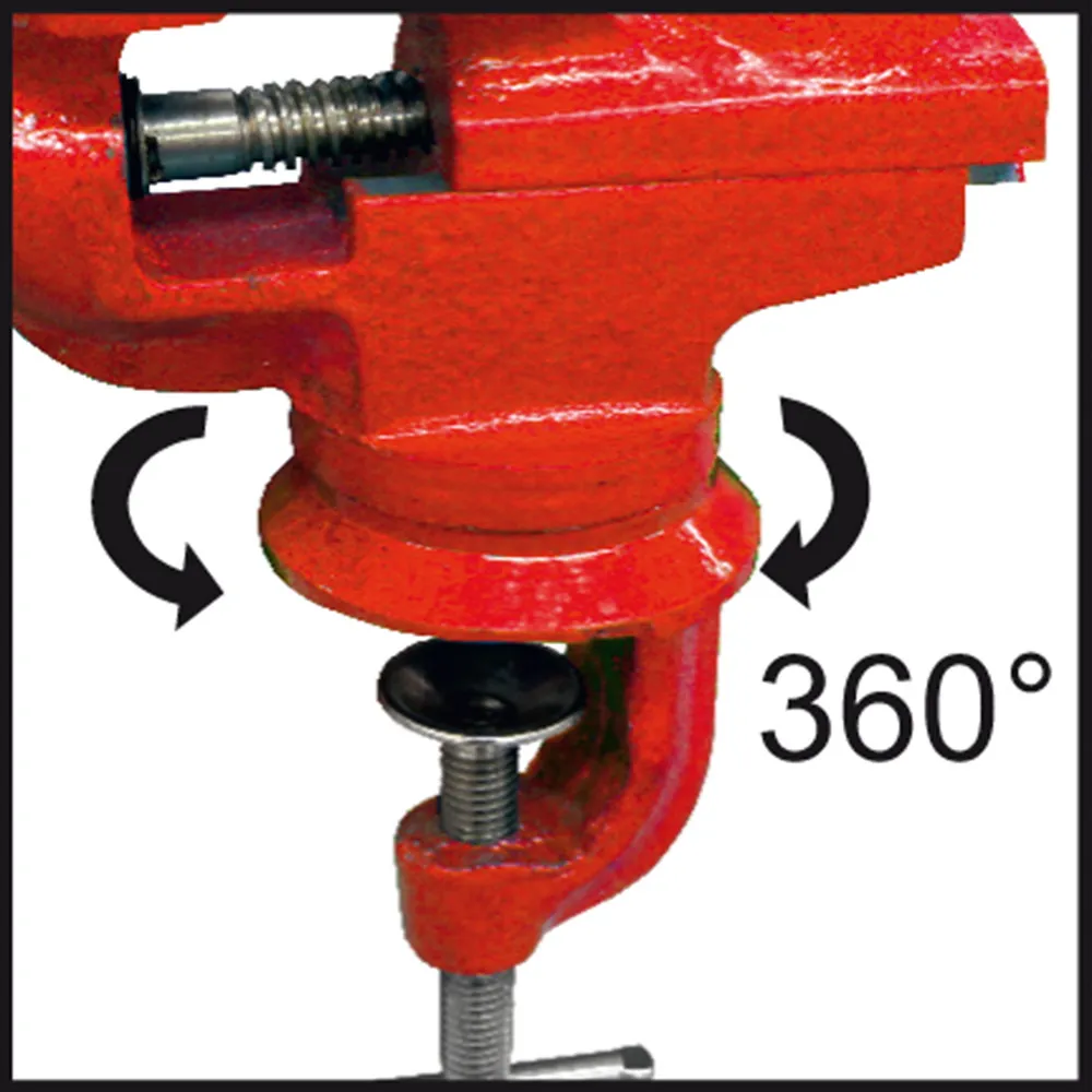 Bastler-Schraubstock drehbar