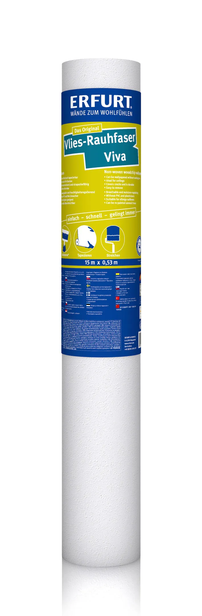 DIY Vlies Rauhfaser Viva