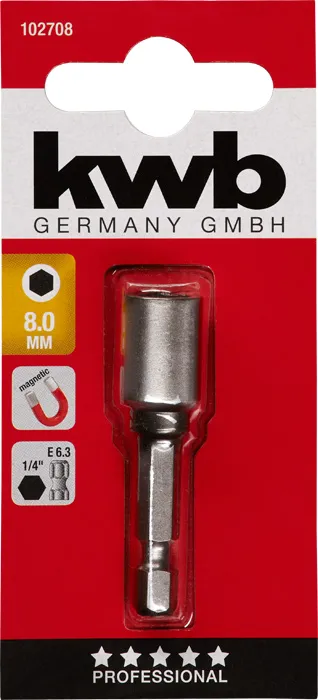 Steckschl&uuml;ssel magnetisch E6.3