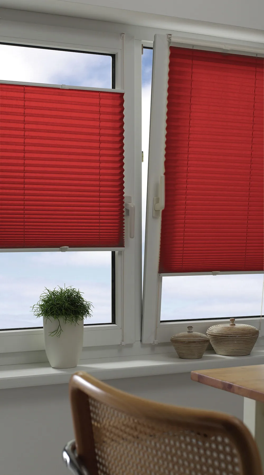 Easyfix Plissee mit 2 Bedien-