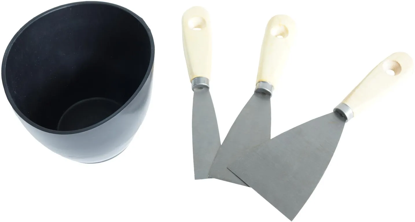 Gipserset mit 3 Spachteln