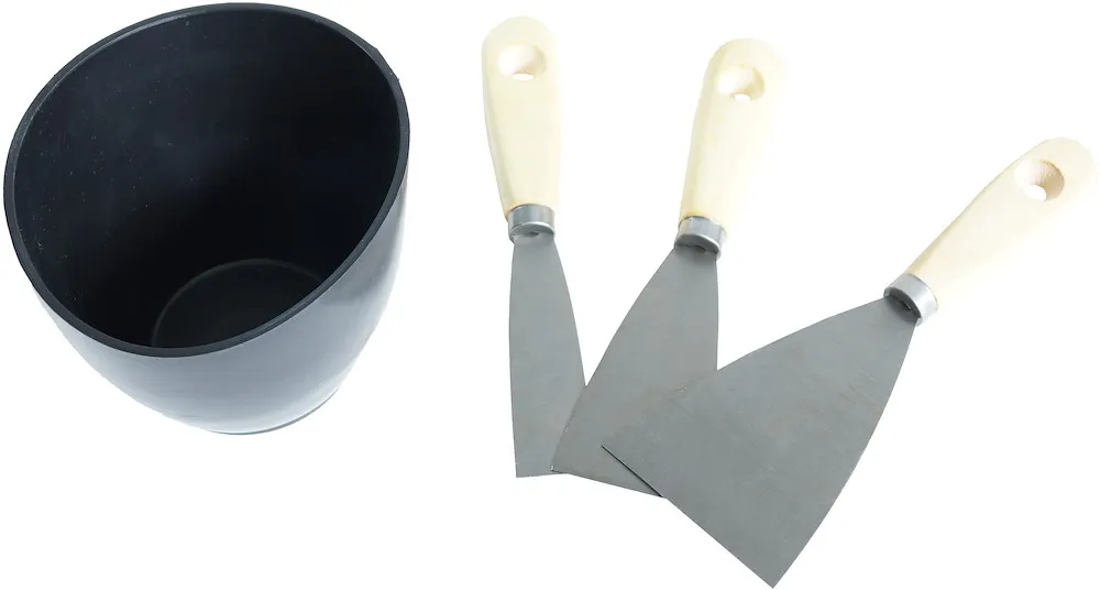 Gipserset mit 3 Spachteln