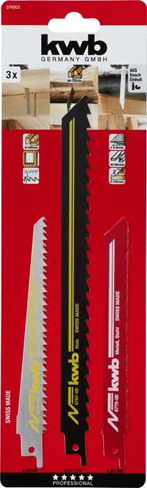 S&auml;bels&auml;geblatt-Satz 3-tlg.