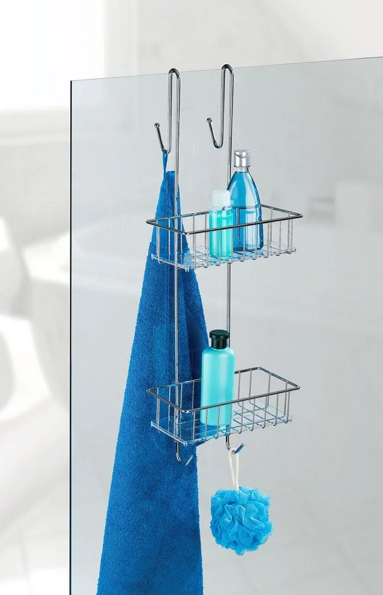 Edelstahl Dusch-Caddy 2 Etagen