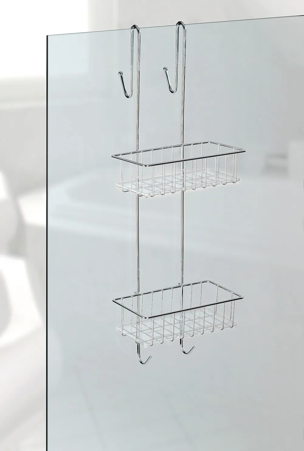Edelstahl Dusch-Caddy 2 Etagen