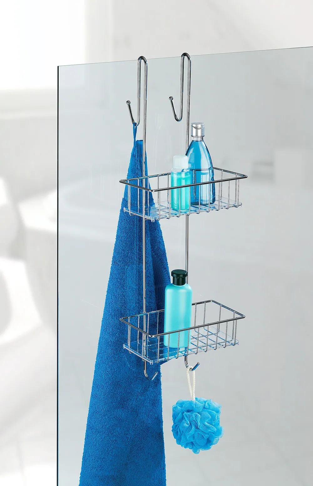 Edelstahl Dusch-Caddy 2 Etagen