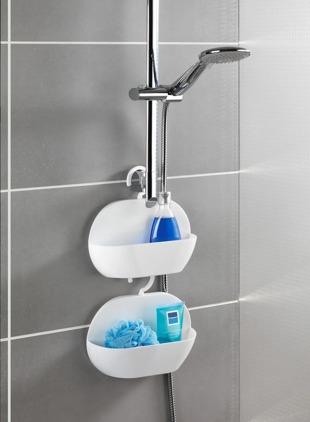 Dusch-Caddy Cocktail wei&szlig;