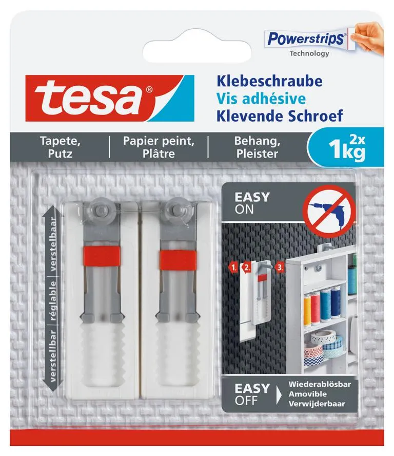 Klebeschraube verstellbar