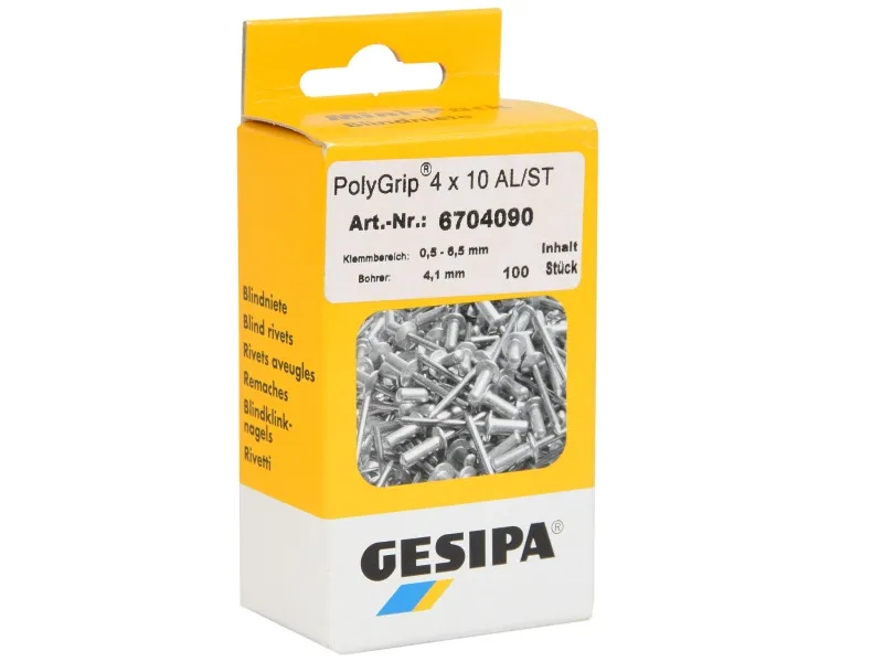 POLYGRIP NIETE 4 X 17 MM