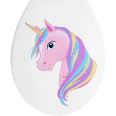 DUROPLAST WC-SITZ EINHORN BUNT