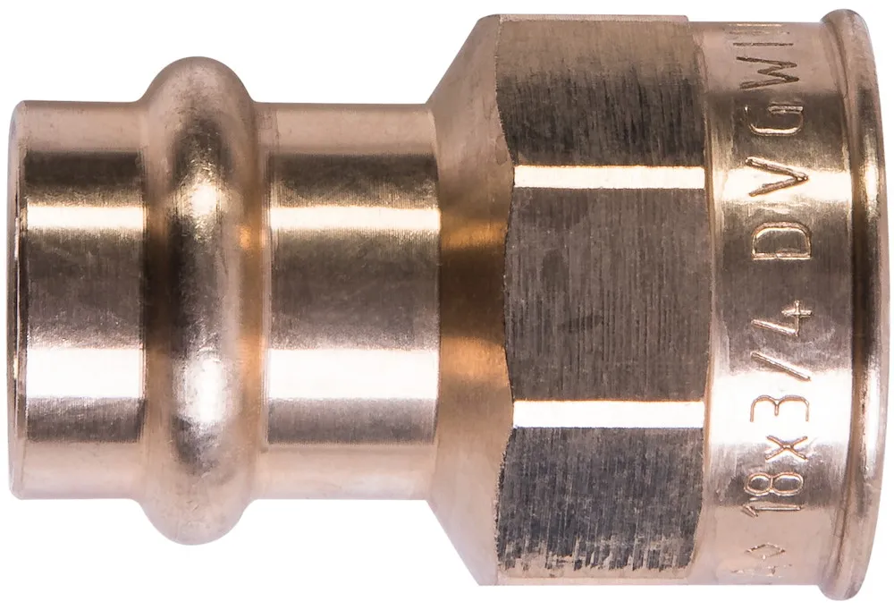 Press &Uuml;bergangsmuffe IG 18x3/4