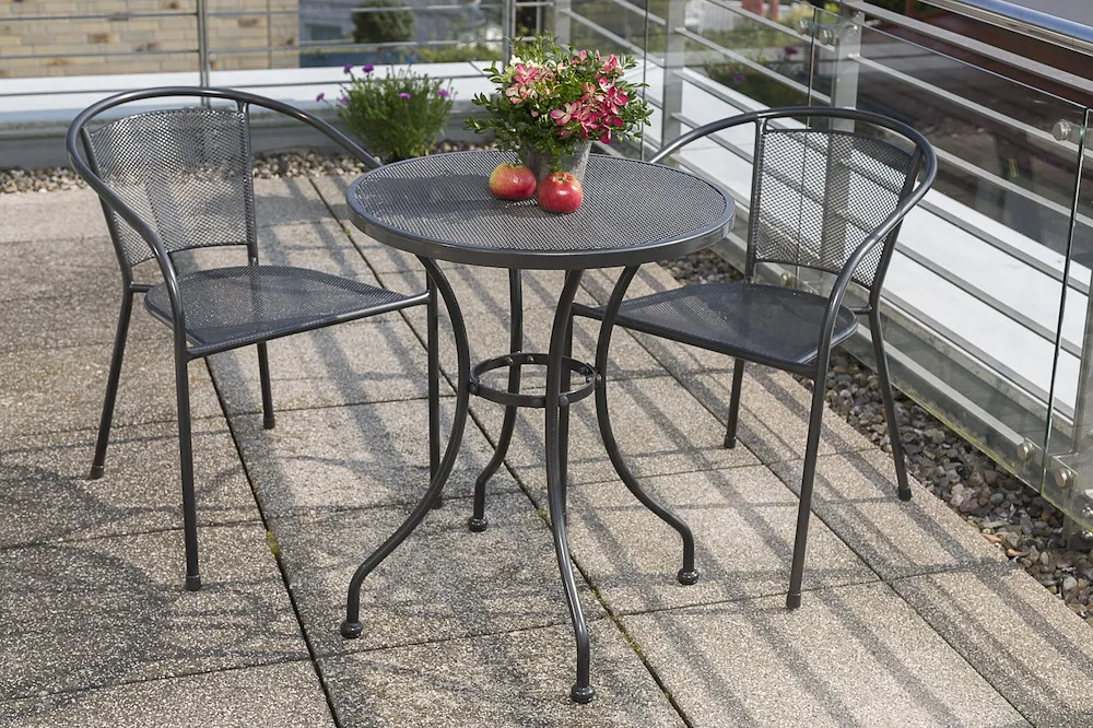 Delos Set 3tlg 2 Bistrosessel