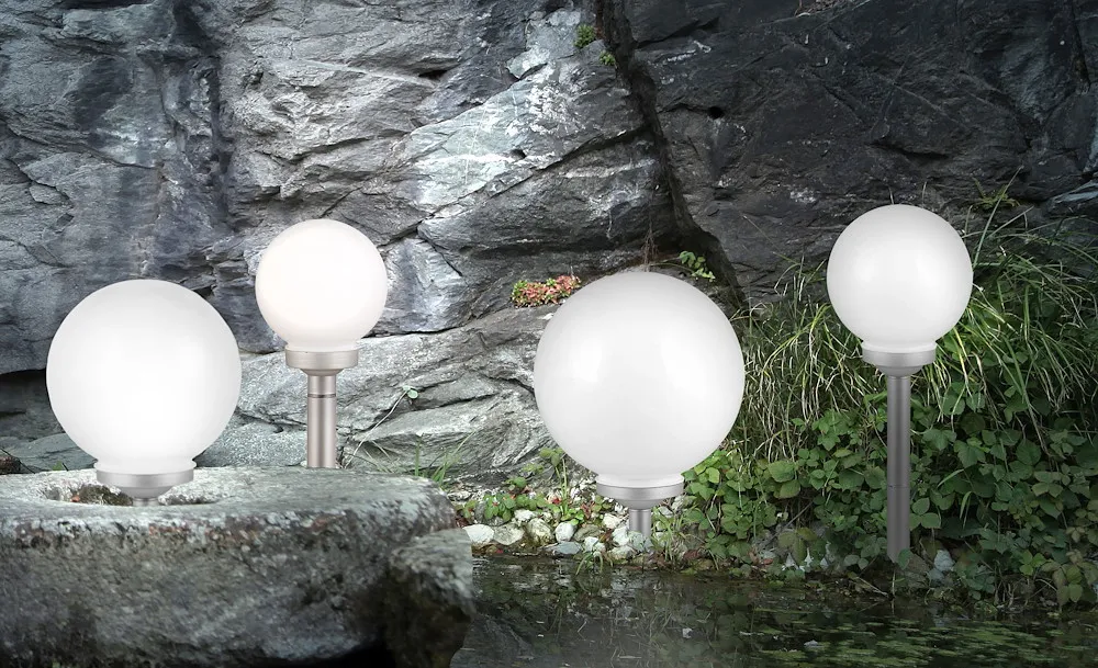 LED Solar-Kugelleuchte &Oslash;25cm