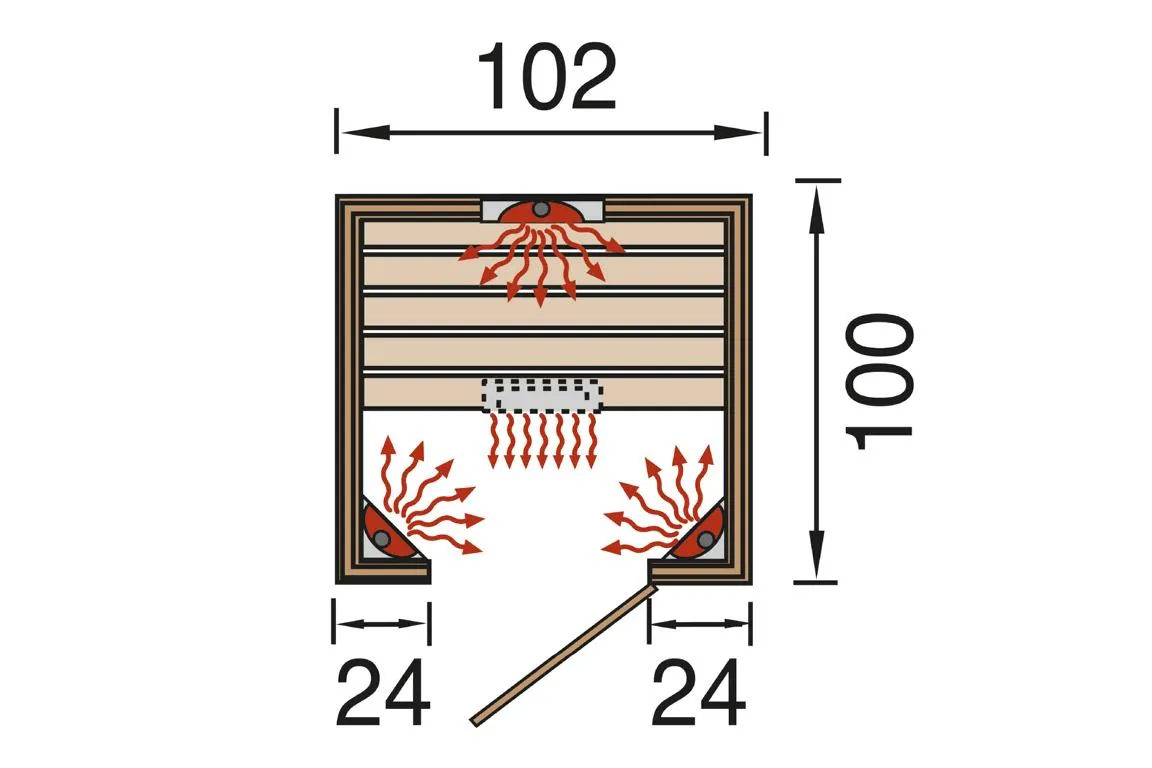 Infrarotkabine Vaala Gr.1