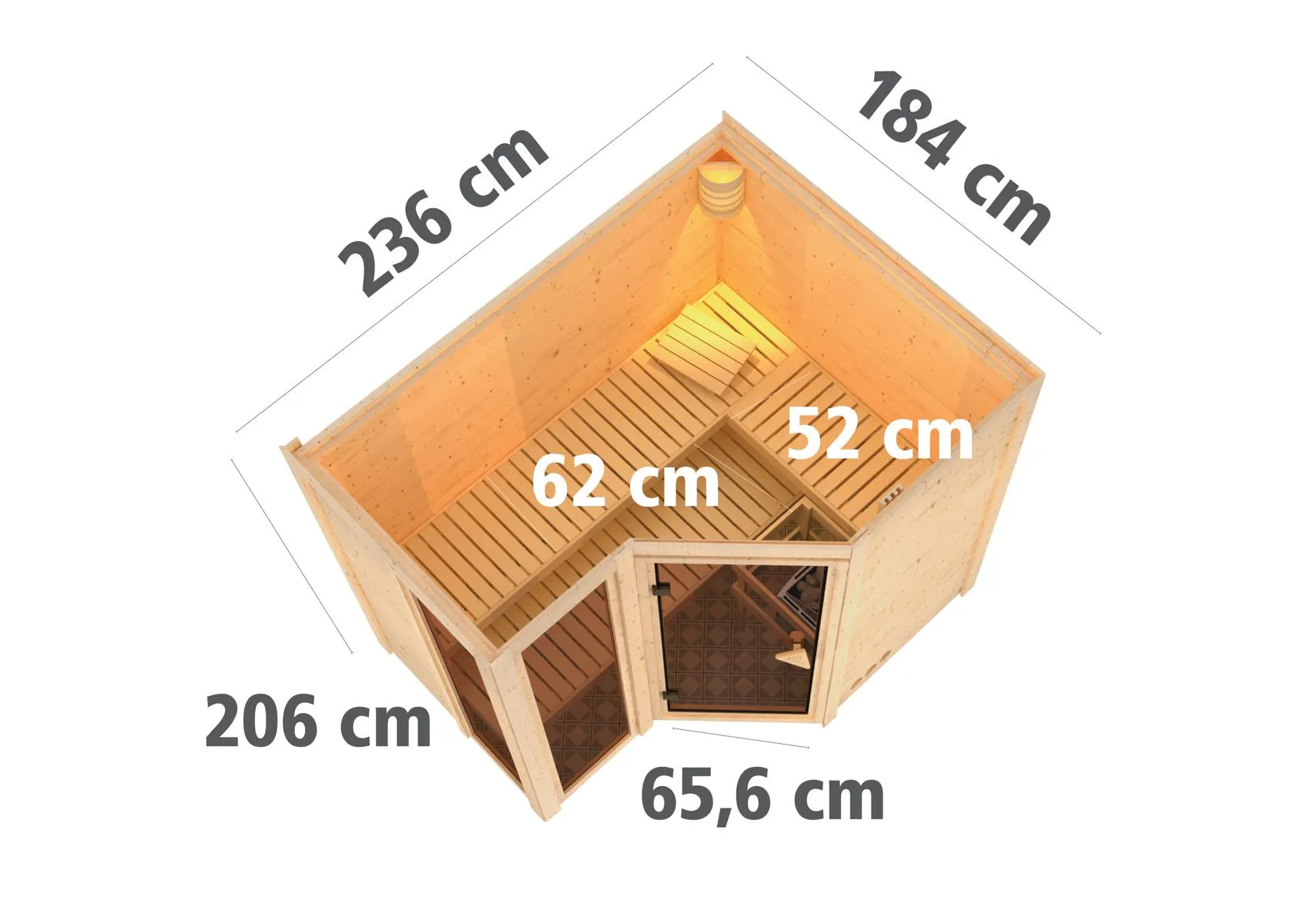 Sauna Amara Eck o. Zub.
