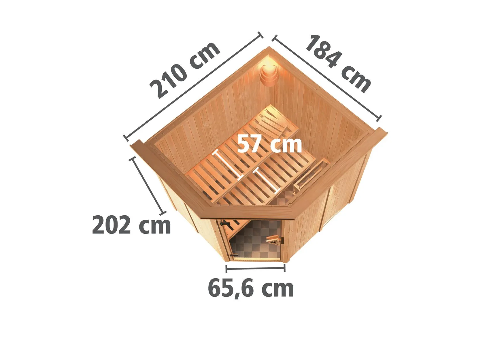 Sauna Siirin Eck, o. Zub.