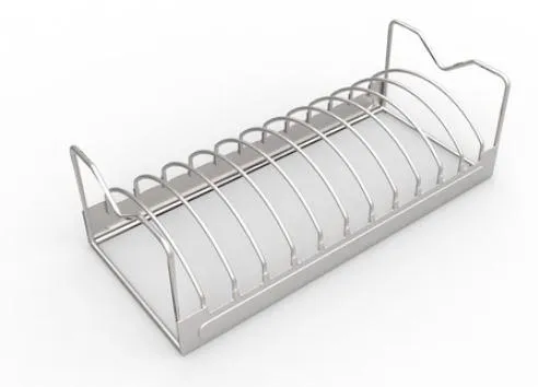 Rippchen-Halter und Bratenkorb