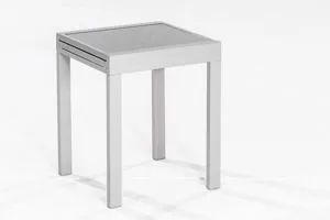 Balkonausziehtischsilber/grau