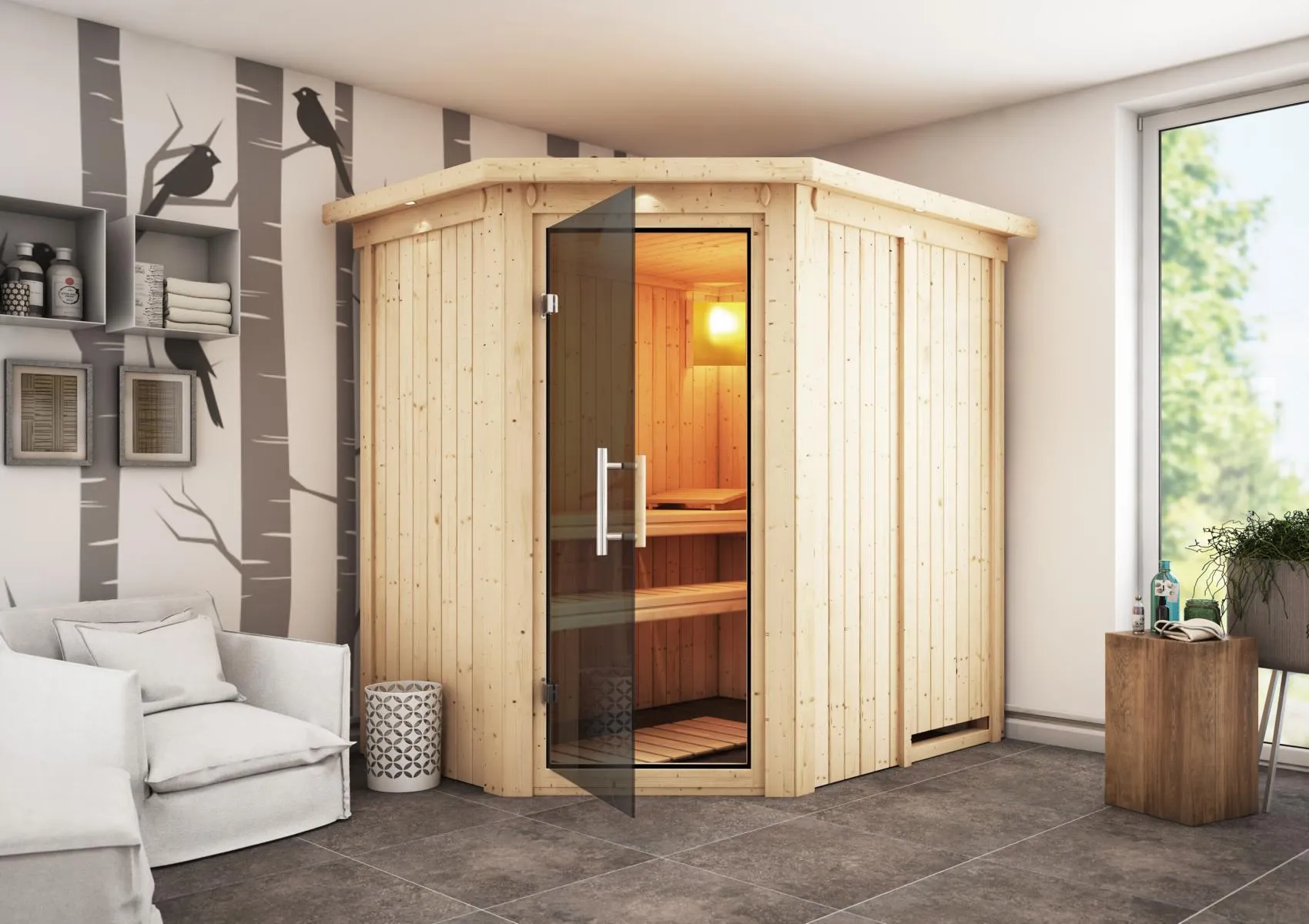 Sauna Carin Eck, o. Zub.