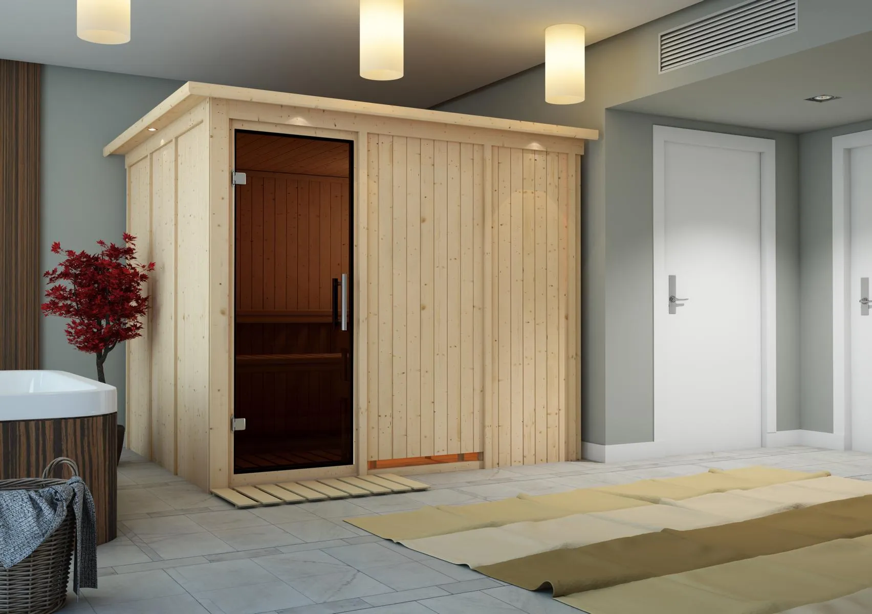 Sauna Gobin Front, o. Zub.