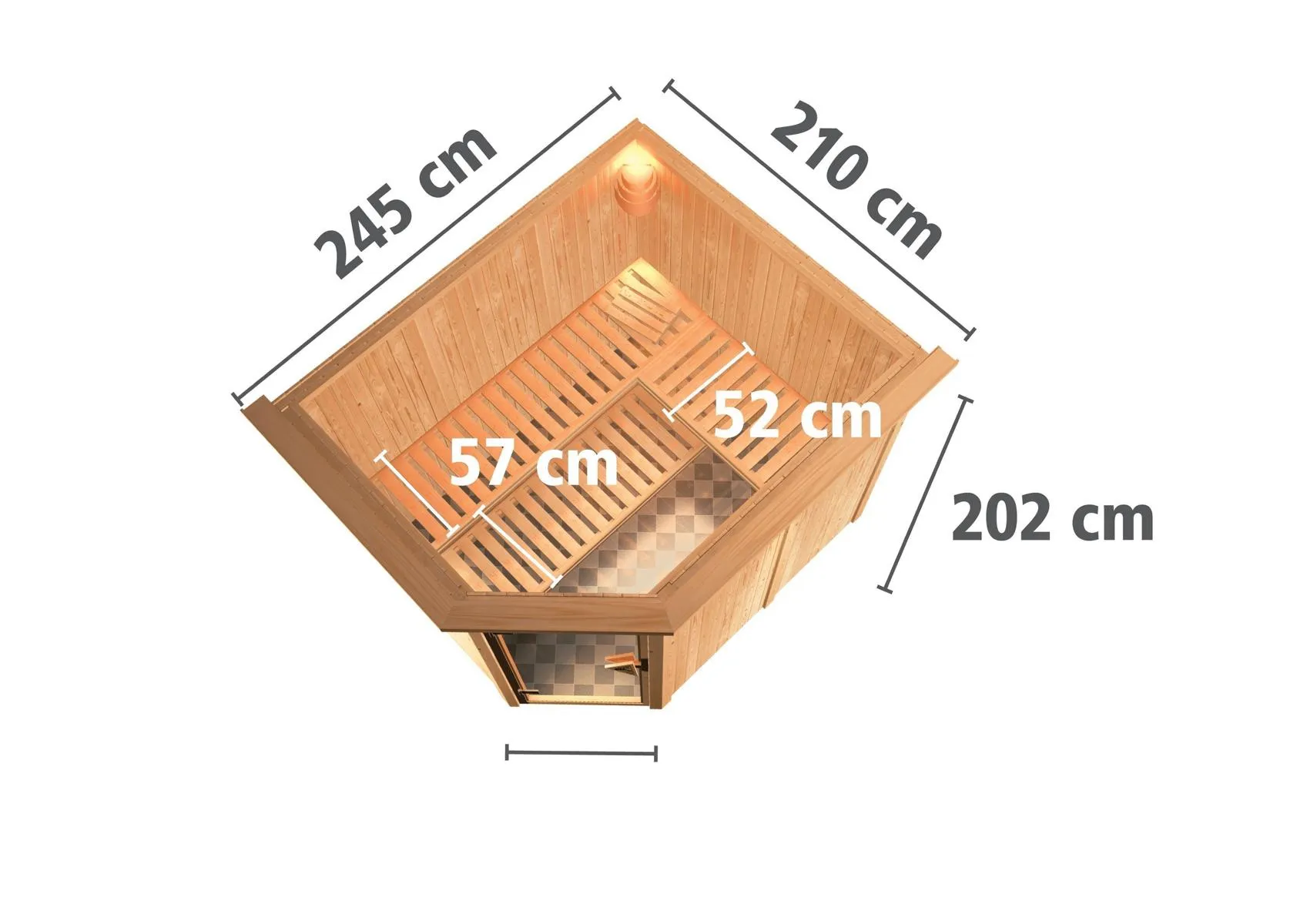 Sauna Malin Eck, o. Zub.