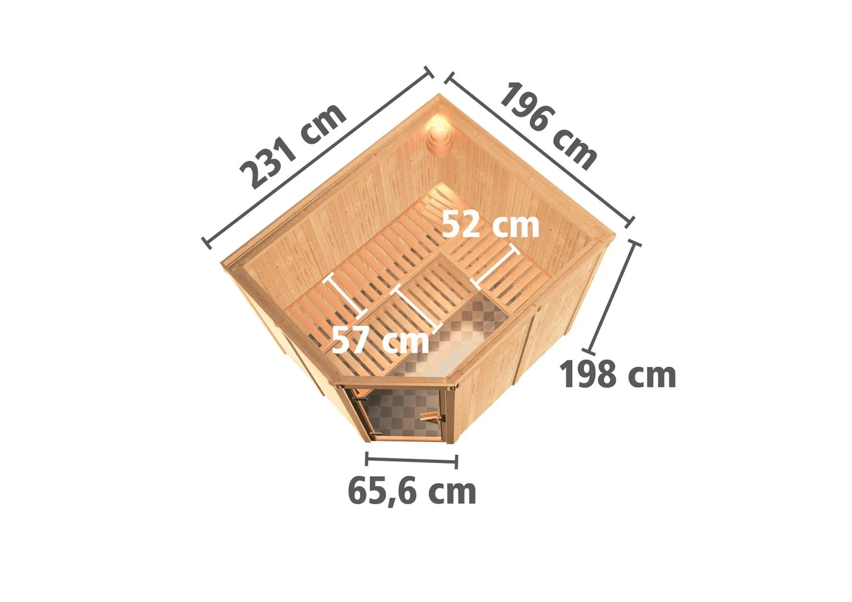 Sauna Malin Eck, o. Zub.
