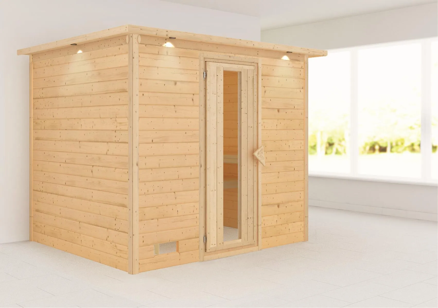 Sauna Sonara Front o. Zub.