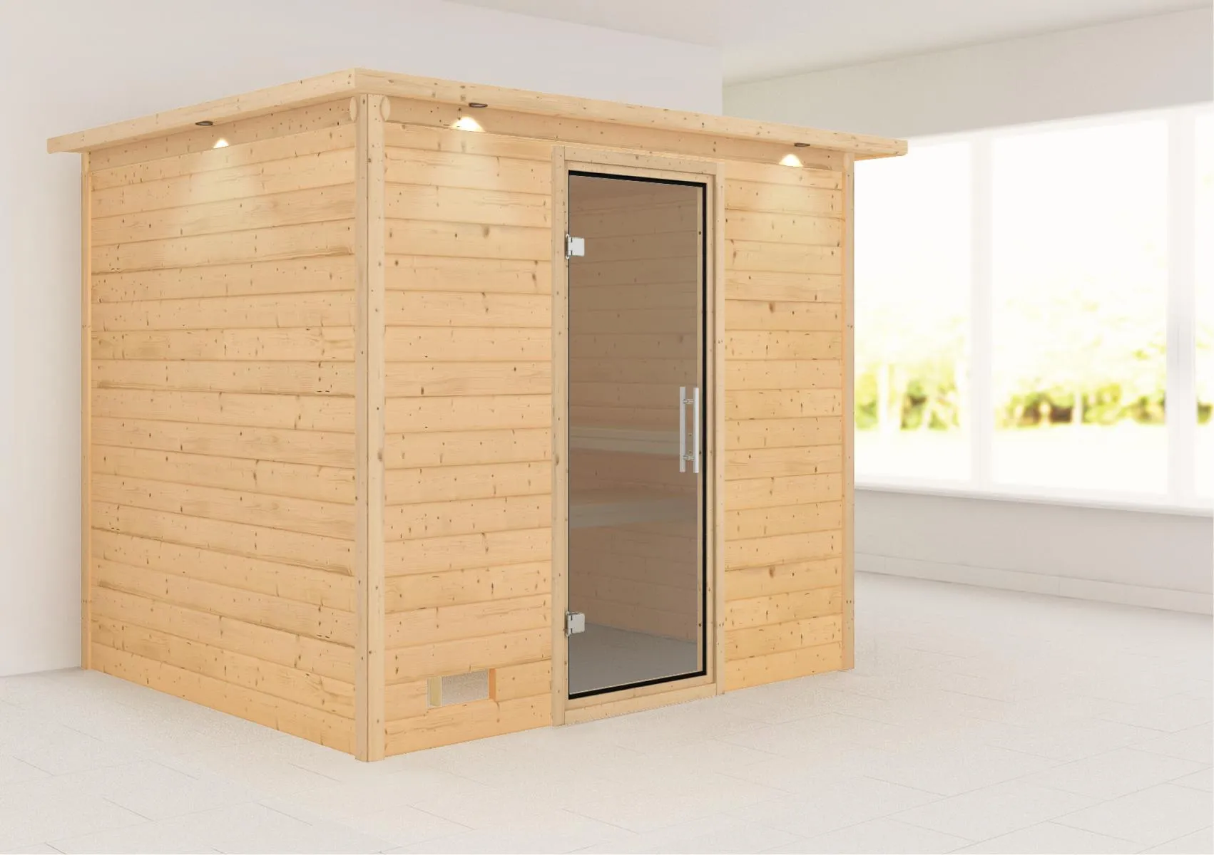 Sauna Sonara Front o. Zub.