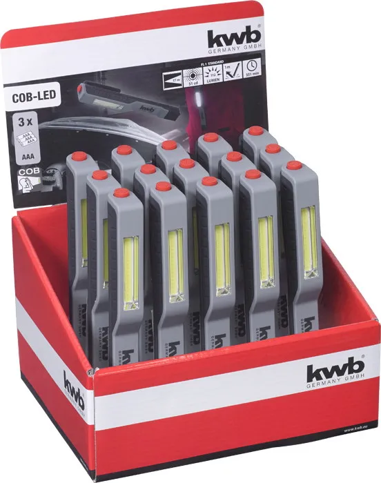 COB-LED Stiftlampe mit Magnet
