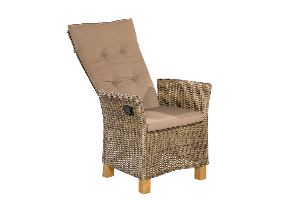 Toskana Sessel hoch m Kissen