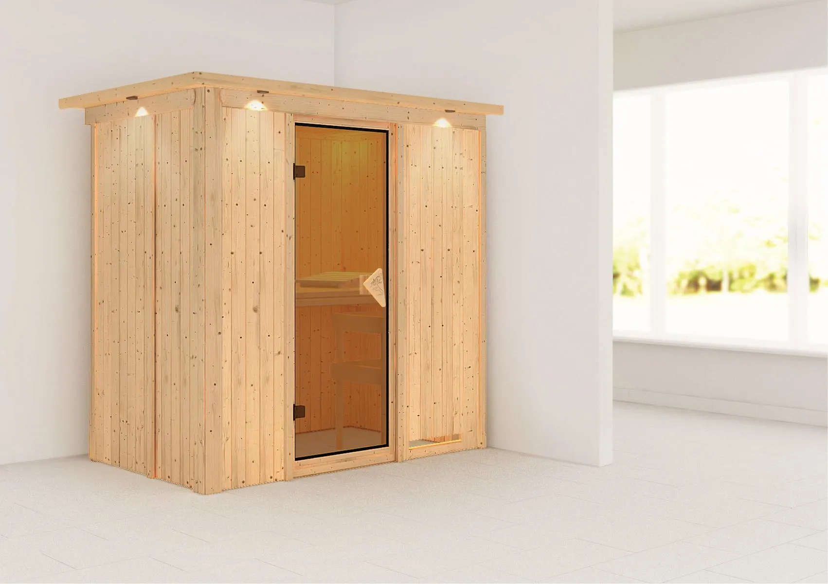 Sauna Variado Front, o. Zub.