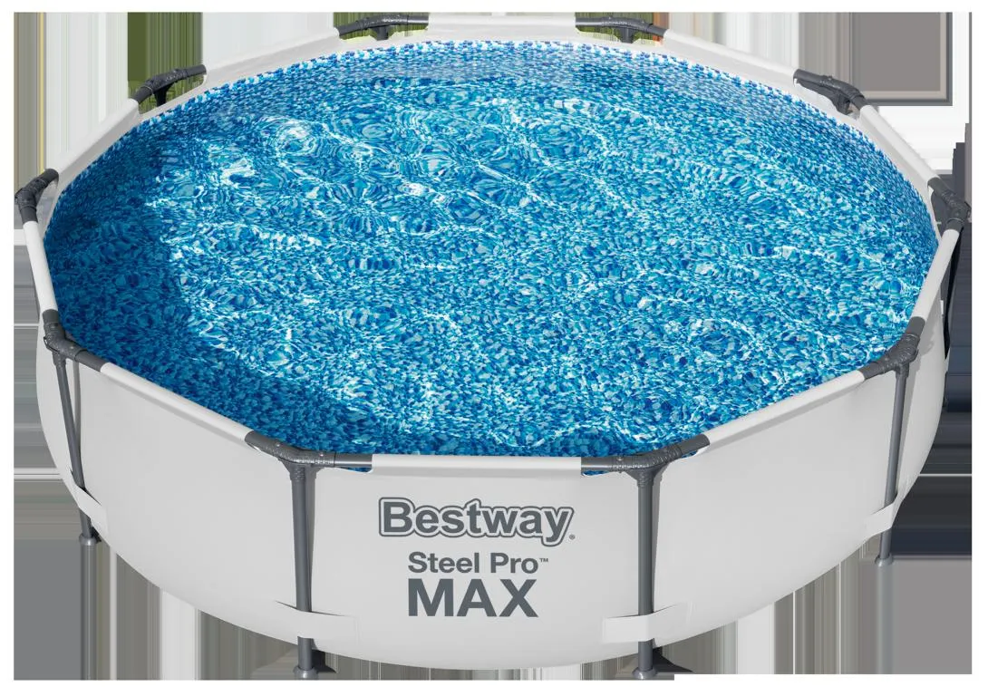 Steel Pro MAX Pool Set - Lichtgrau