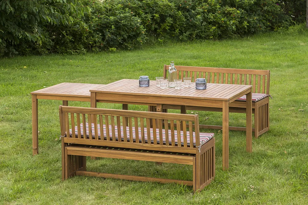 Set Hawaii 2 B&auml;nke m R&uuml;cken