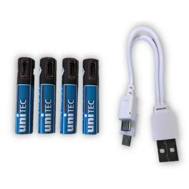 Aufladbare Batterien MircoUSB
