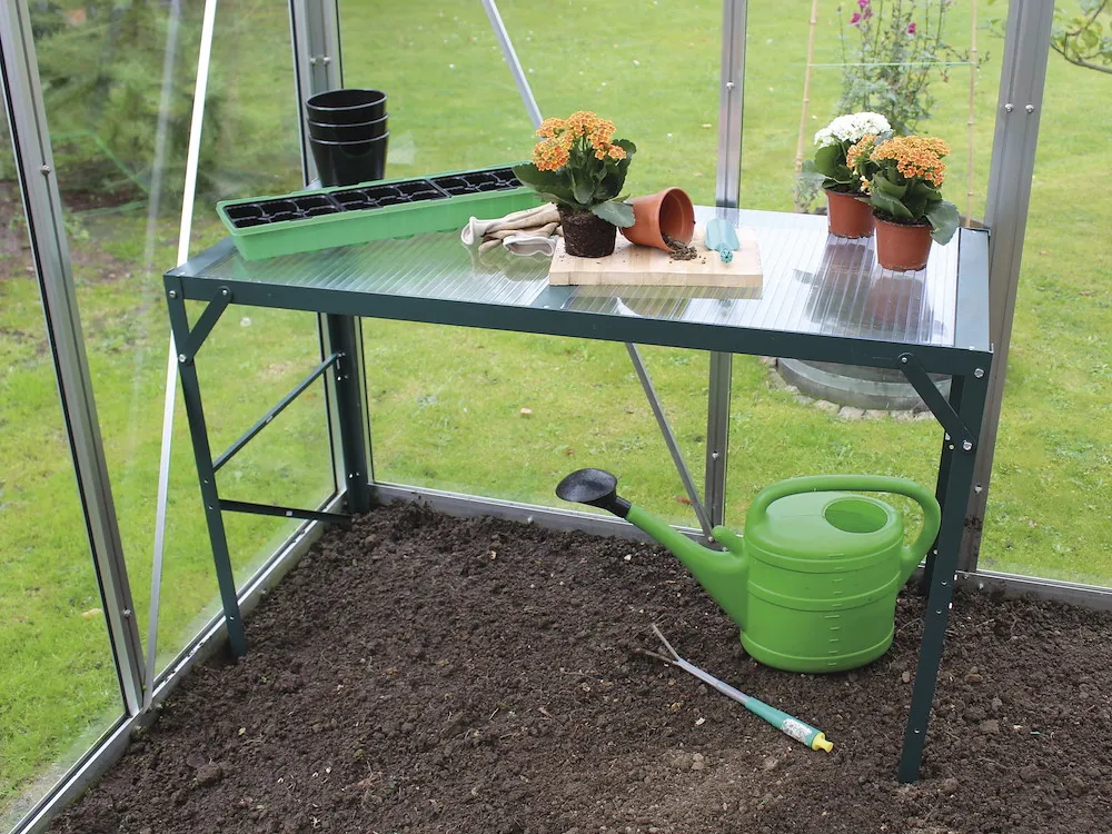 Alutisch1 Ablage, HKP, gr&uuml;n