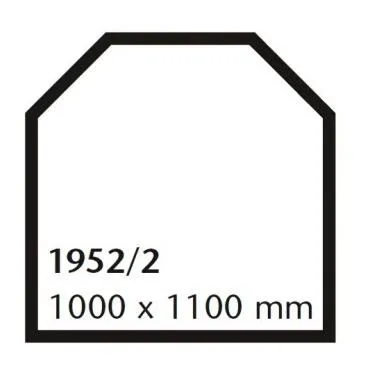 Bodenplatte Glas