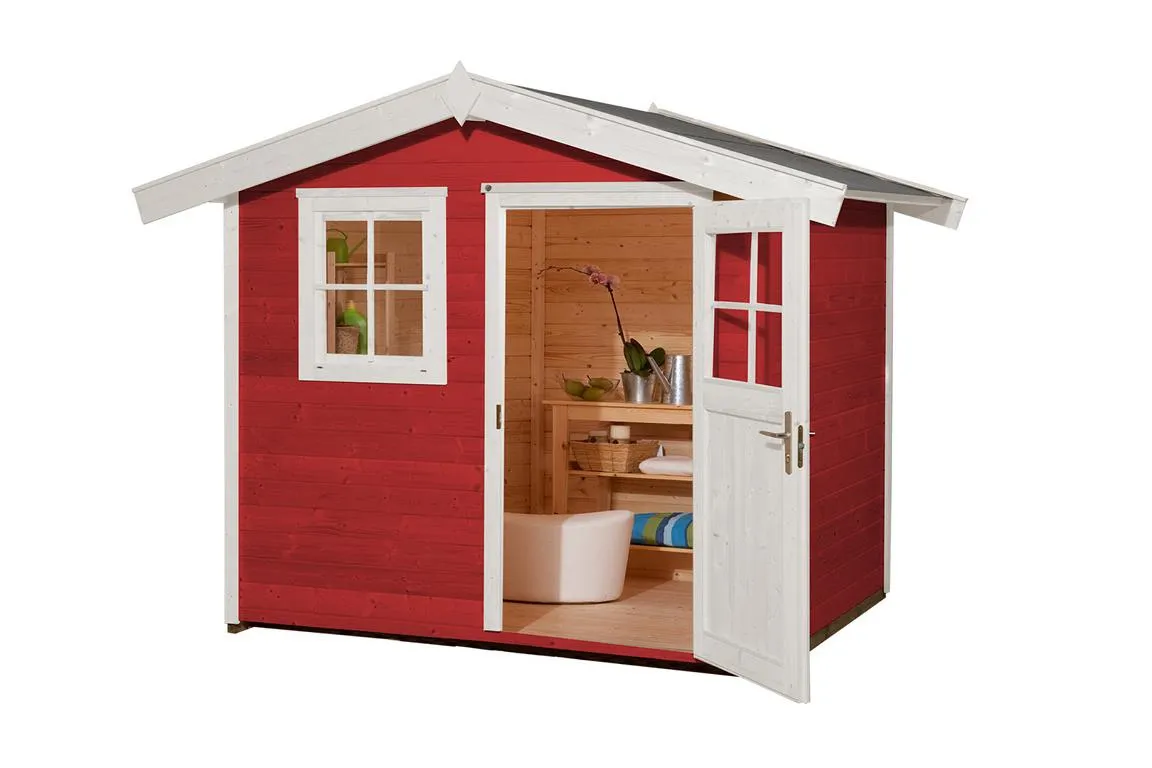 Gartenhaus 123 Gr. 1 rot