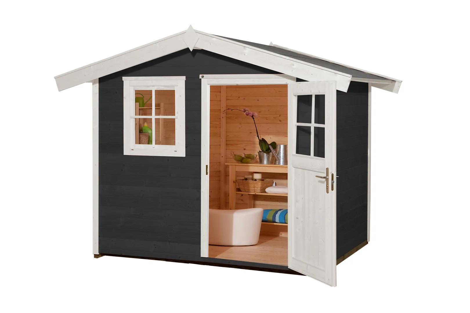 Gartenhaus 123 Gr. 3 anthrazit