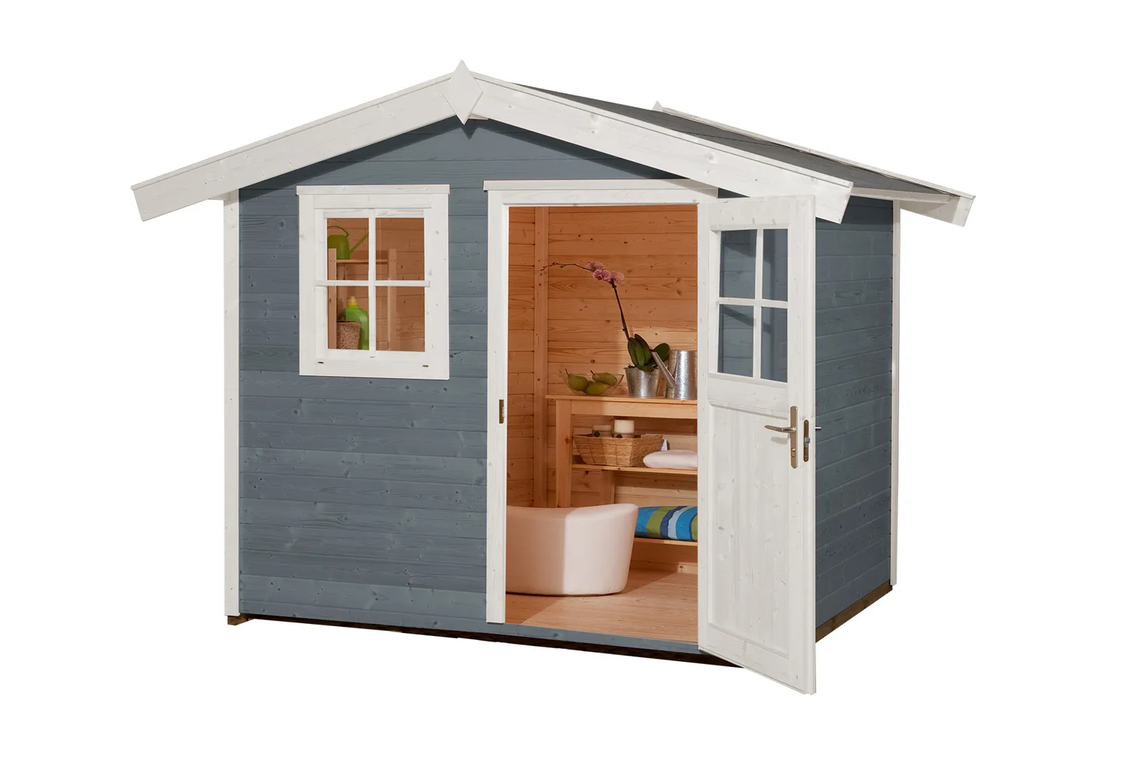 Gartenhaus 123 Gr. 4 grau