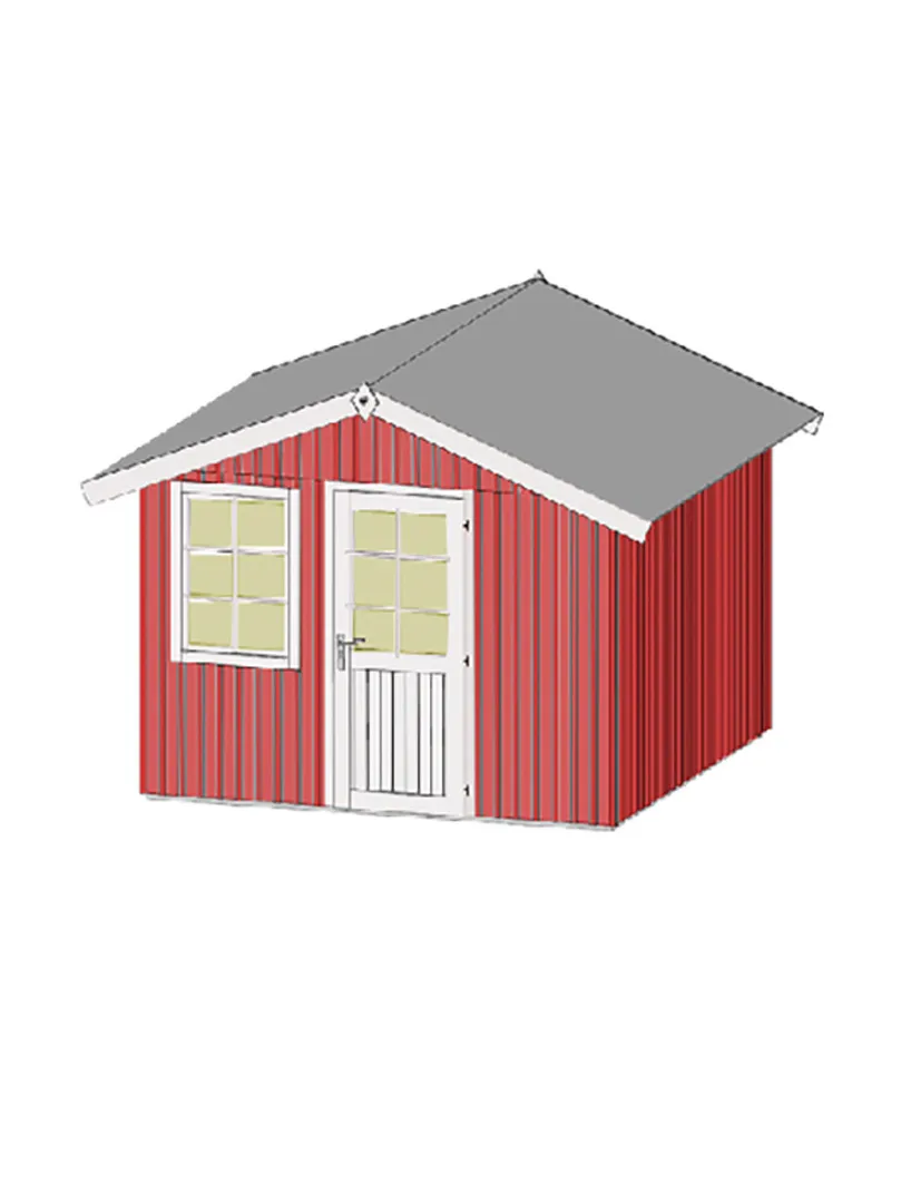 Schwedenhaus Gr.1, rot