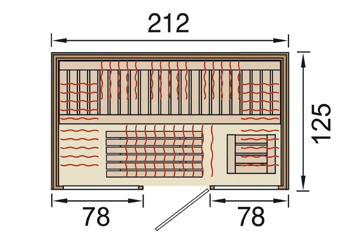 Infrarotkabine 556 Gr.2