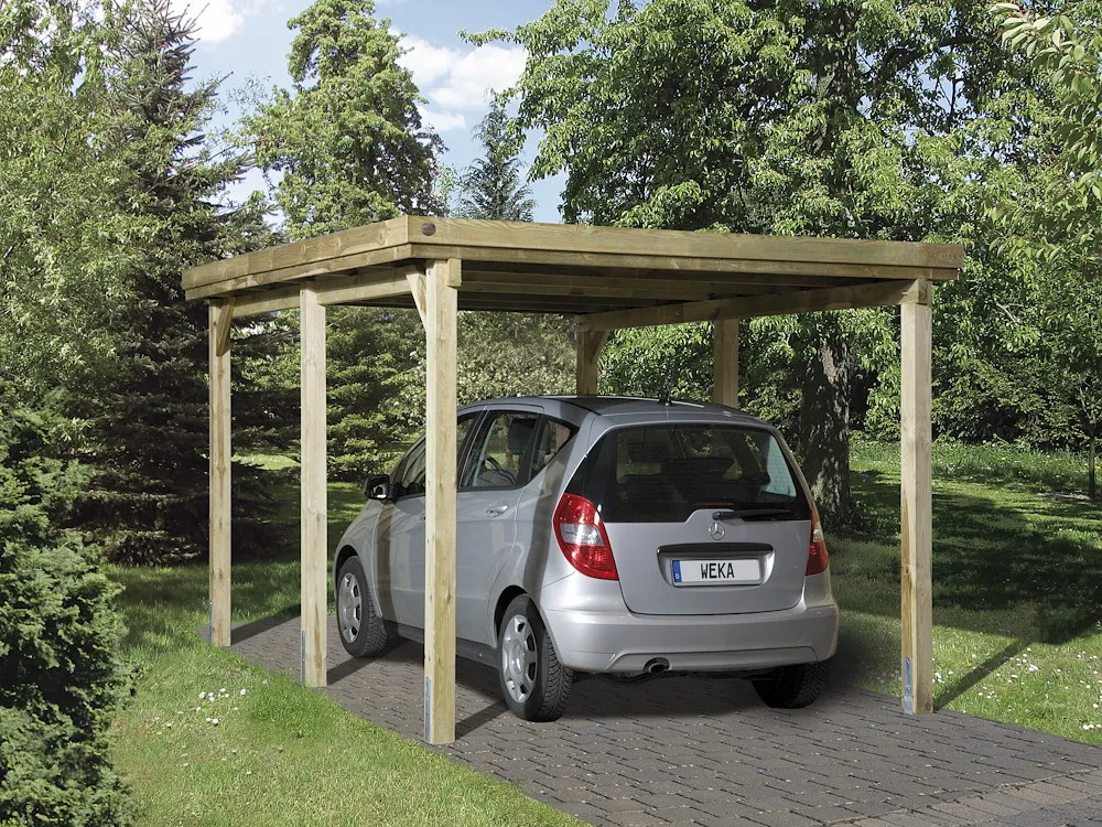 Flachdach Carport 617 Gr. 1
