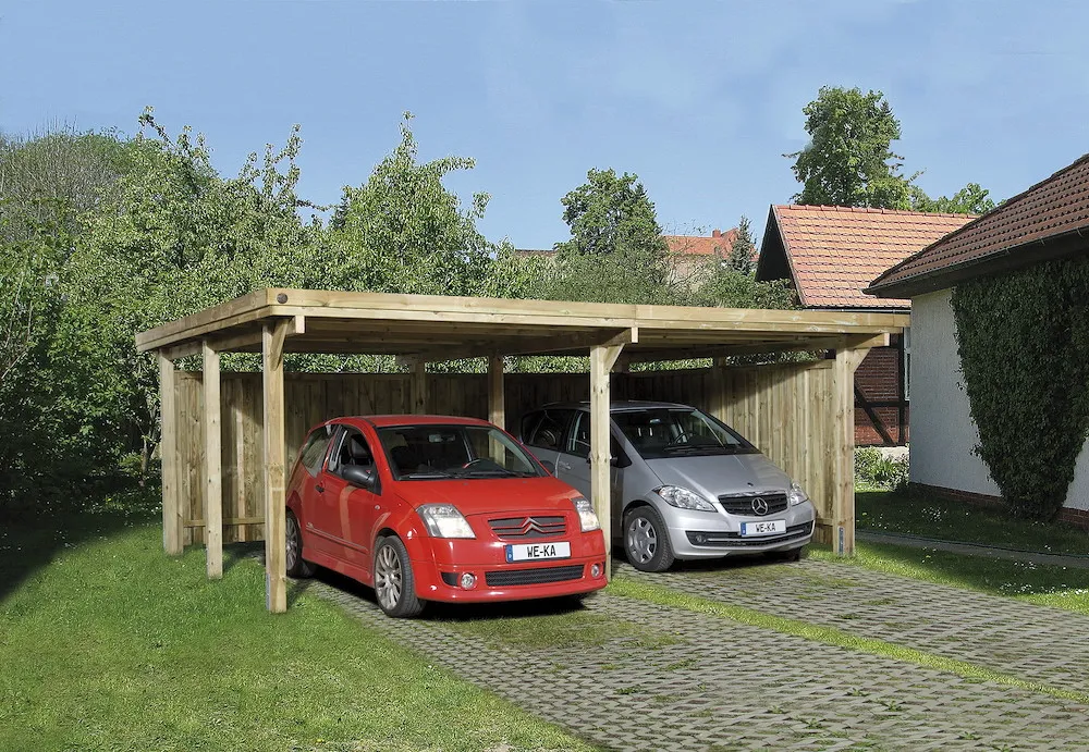 Flachdach-Carport 618 Gr. 1